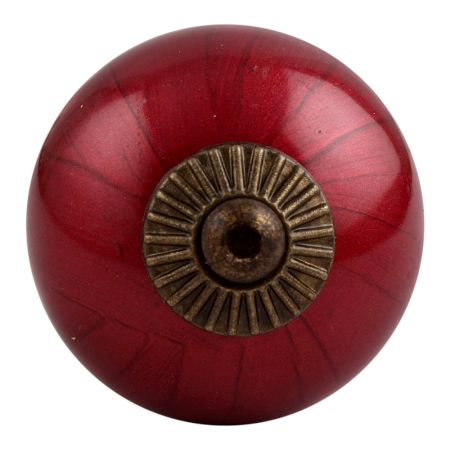 Neon Cherry Antique Fitting Ceramic Knob